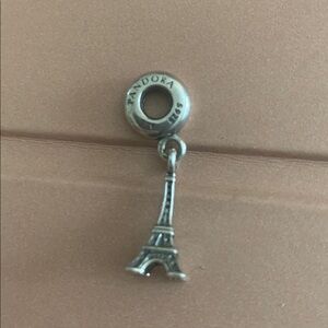 RETIRED Genuine Pandora Eiffel Tower Charm in Silver
